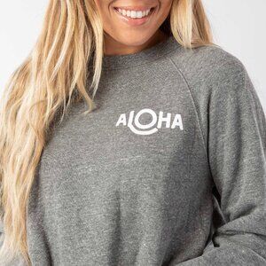 Aloha Grey Sweatshirt sz Sm